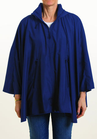 Rainrap: Sporty Rap Waterproof poncho with pouch Navy