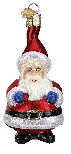 Old World Christmas Butterball Santa. (discontinued)