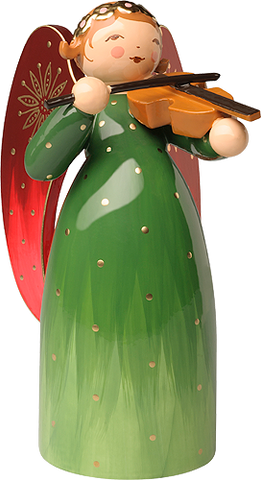 Wendt and Kuhn Handpainted Angel with Violin