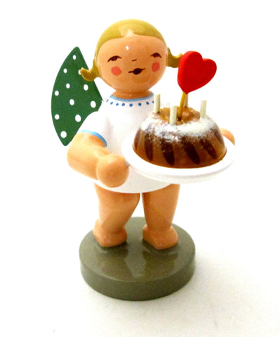 Wendt and Kuhn Grunhainichen Angel with Cake