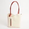 Solo Perche Varese Cream Shoulder Bag/Backpack