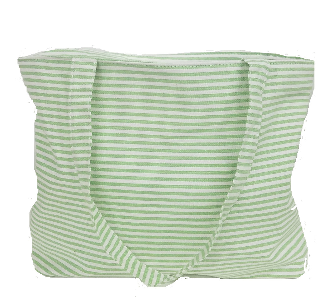 Derin Turkish Beach Bag Green Stripe