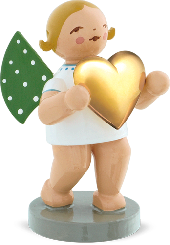 Wendt and Kuhn Grunhainichen Angel with Heart