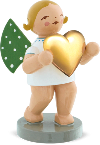 Wendt and Kuhn Grunhainichen Angel with Heart