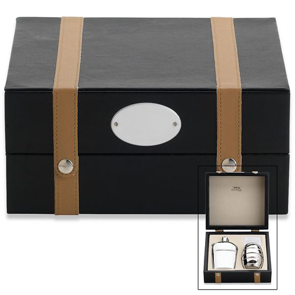 Reed and Barton Hob Nob Beaker and Flask