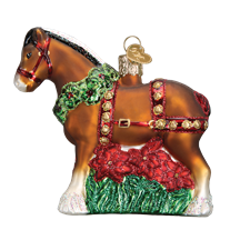 Old World Christmas Holiday Clydesdale