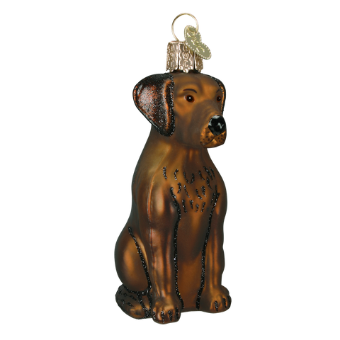 Old World Christmas Chocolate Labrador