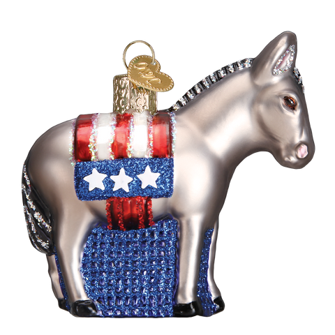 Old World Christmas Democratic Donkey