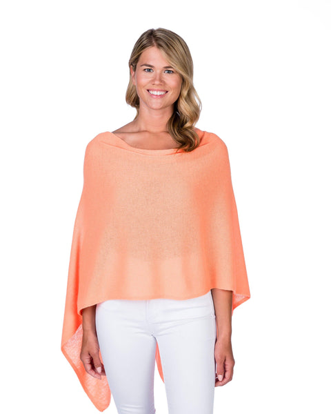 Alashan 100% Cashmere Topper:  Sorbet