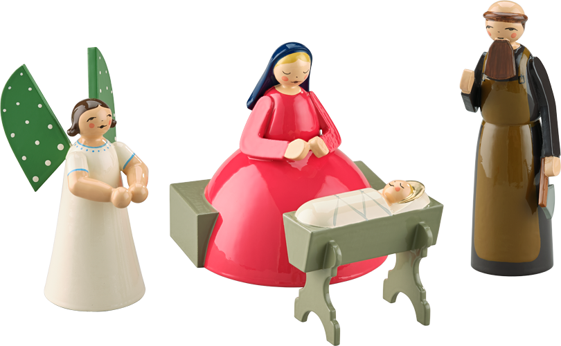 Nativity Scene 4 Figurines