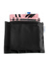 Rainrap: Waterproof poncho with pouch black/pinkplaid