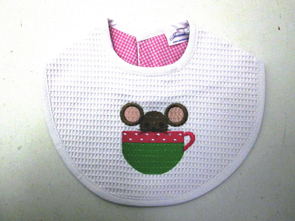 Waffle Mouse Bib